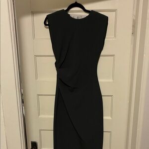 Zara green Midi Dress NWT